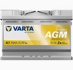 12-V-Starterbatterie AGM – Beispielmotiv