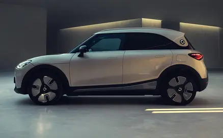 smart Kleinwagen, beispielhaft für die Mietkategorie